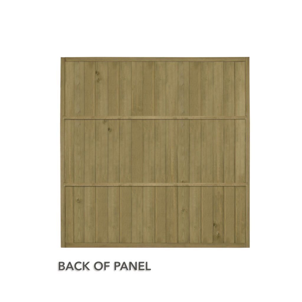 Forest Garden 6ft Pressure Treated Vertical Tongue and Groove Fence Panel – Pack of 5 5013053168172 2